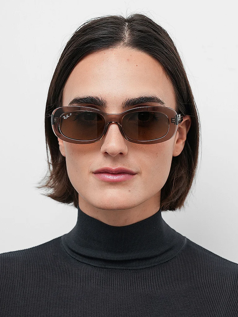 RAY BAN Sonnenbrille 0RB2221/53 hellbraun damen 2